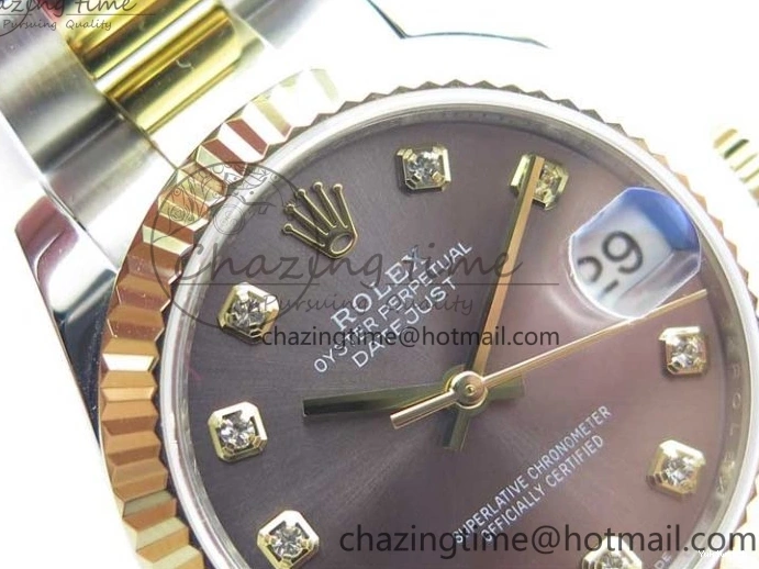 YG SS Maker 278273 Dial Diamonds YG Bracelet Datejust 31mm Best Gray Edition SS BP on Oyster 0127